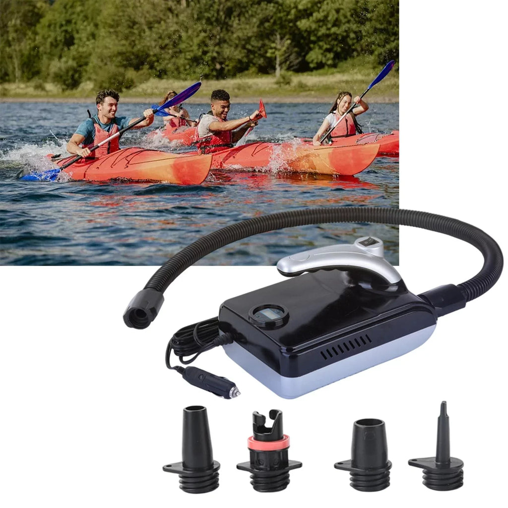 20PSI Voltage-driven Pump for Paddleboards; 12 Paddle Board Quick Inflator&Deflator Pump for Inflatable Kayak/Yoga Ball/Tent/Raft