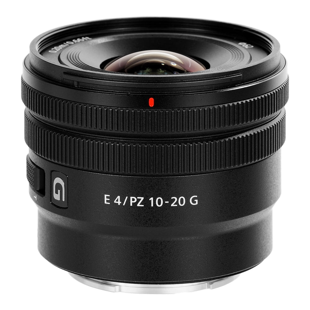 Sony E 10-20mm f/4 PZ G Lens + MACRO; UV-CPL-FLD Filter - 32GB Accessory Kit