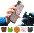 Ringke Magnetic Character Metal Plate Kit - Animal Edition (5 Pack; 1 Each) with 3M Adhesive Pad Compatible with Magnet Phone Car Mount Holder for Smartphone; iPad; Tablet; and Other Devices
