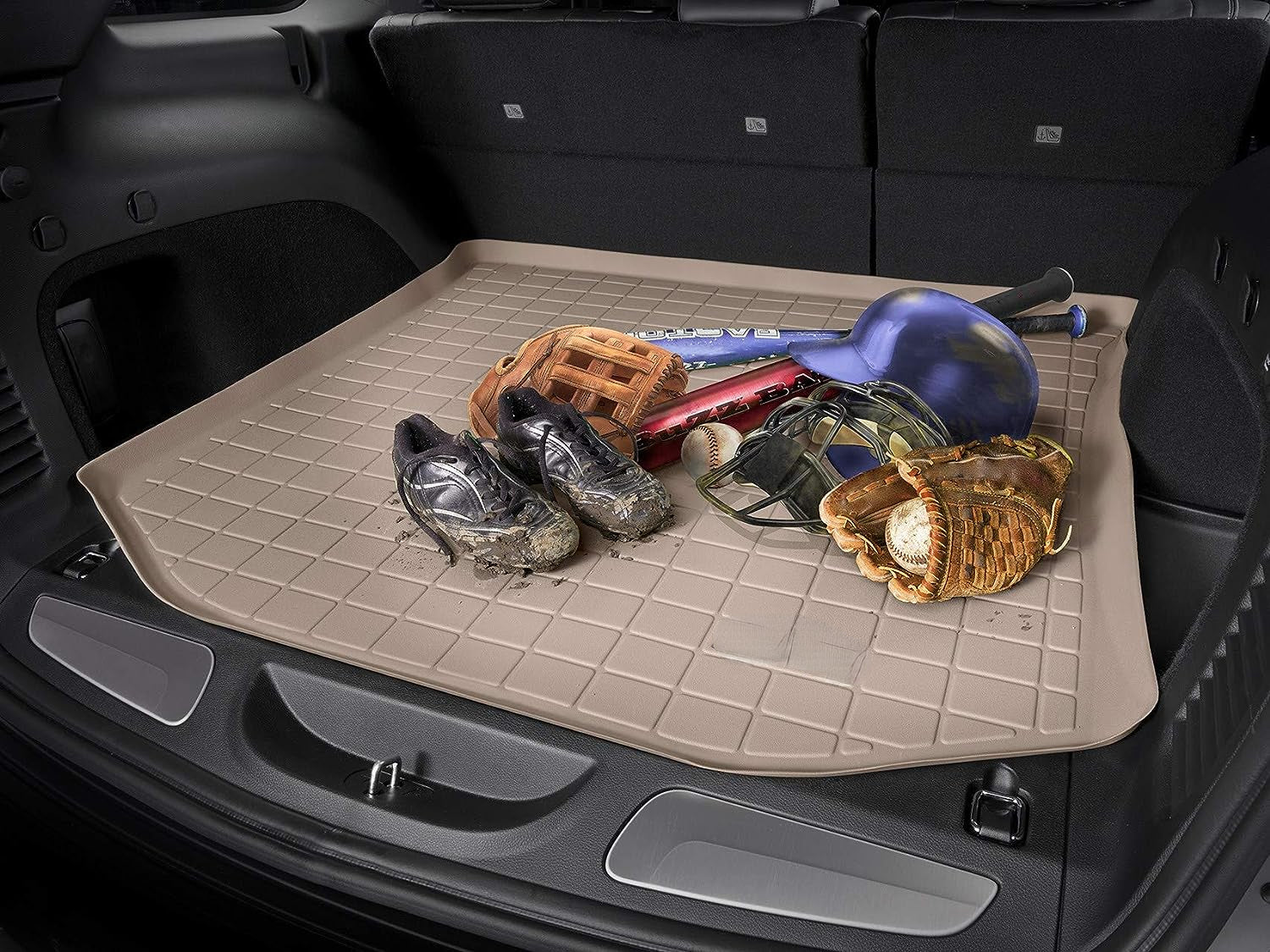 Cargo Trunk Liner for Honda CR-V; CR-V Hybrid - Cargo Tray in Highest Position (421569) Grey