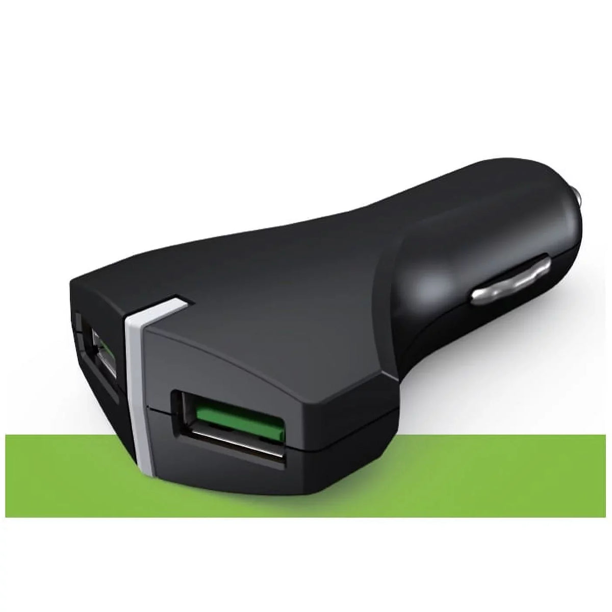 2-Port USB 36W Fast Car Charger w Charger Cord Type-C 10ft USB Cable M1G for Samsung Galaxy S10 Plus S8 active 5G Note 9 8 10 Plus A9 A50 A20 A10e - Sonim XP8 XP3 - Sony Xperia XZs XZ3 XZ1 XA1