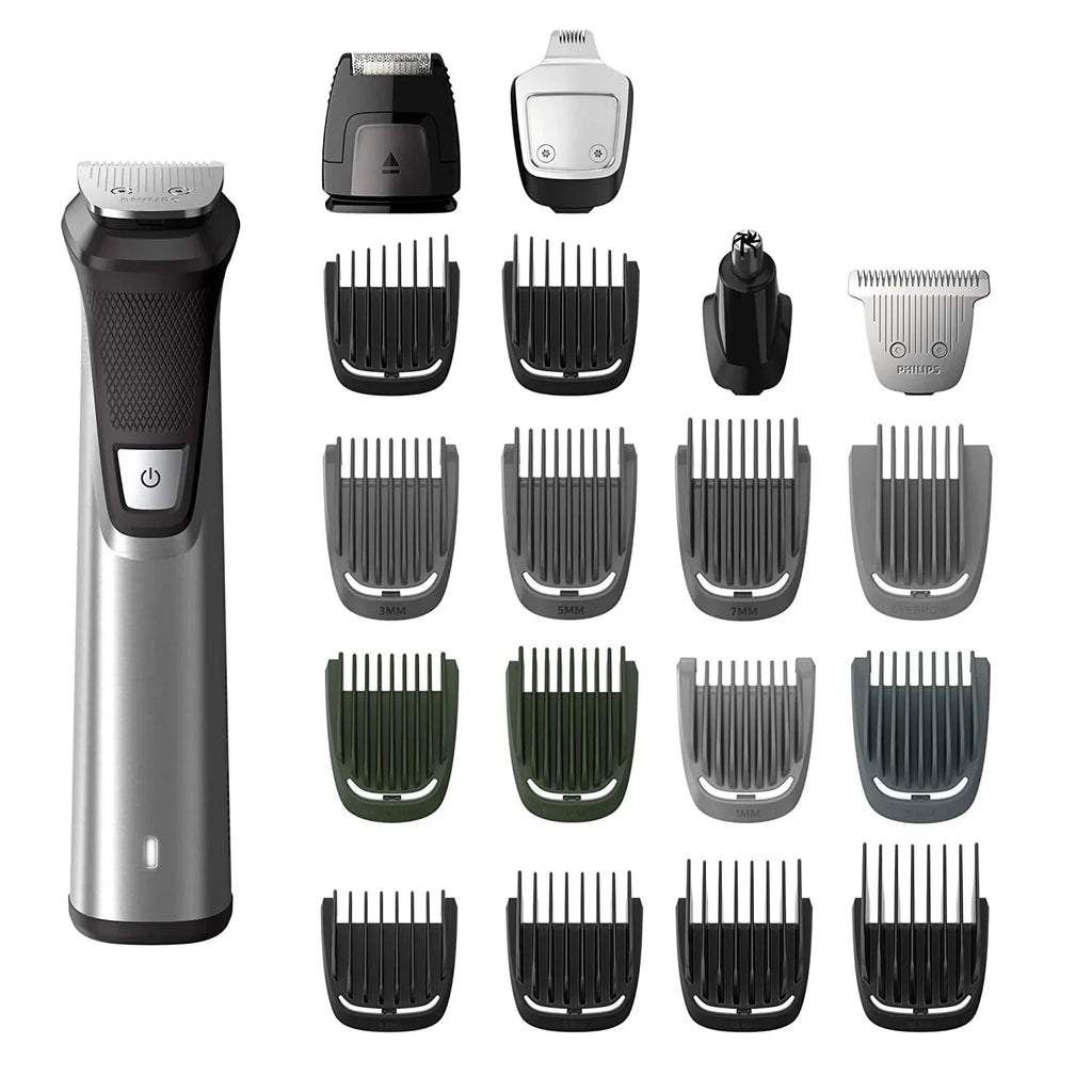 Philips Norelco Multigroom Mens Grooming Kit; Trimmer for Beard; Head; Body MG7750/49