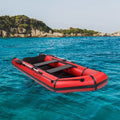 Campingsurvivals 10ft Inflatable Fishing Assault Boat Red