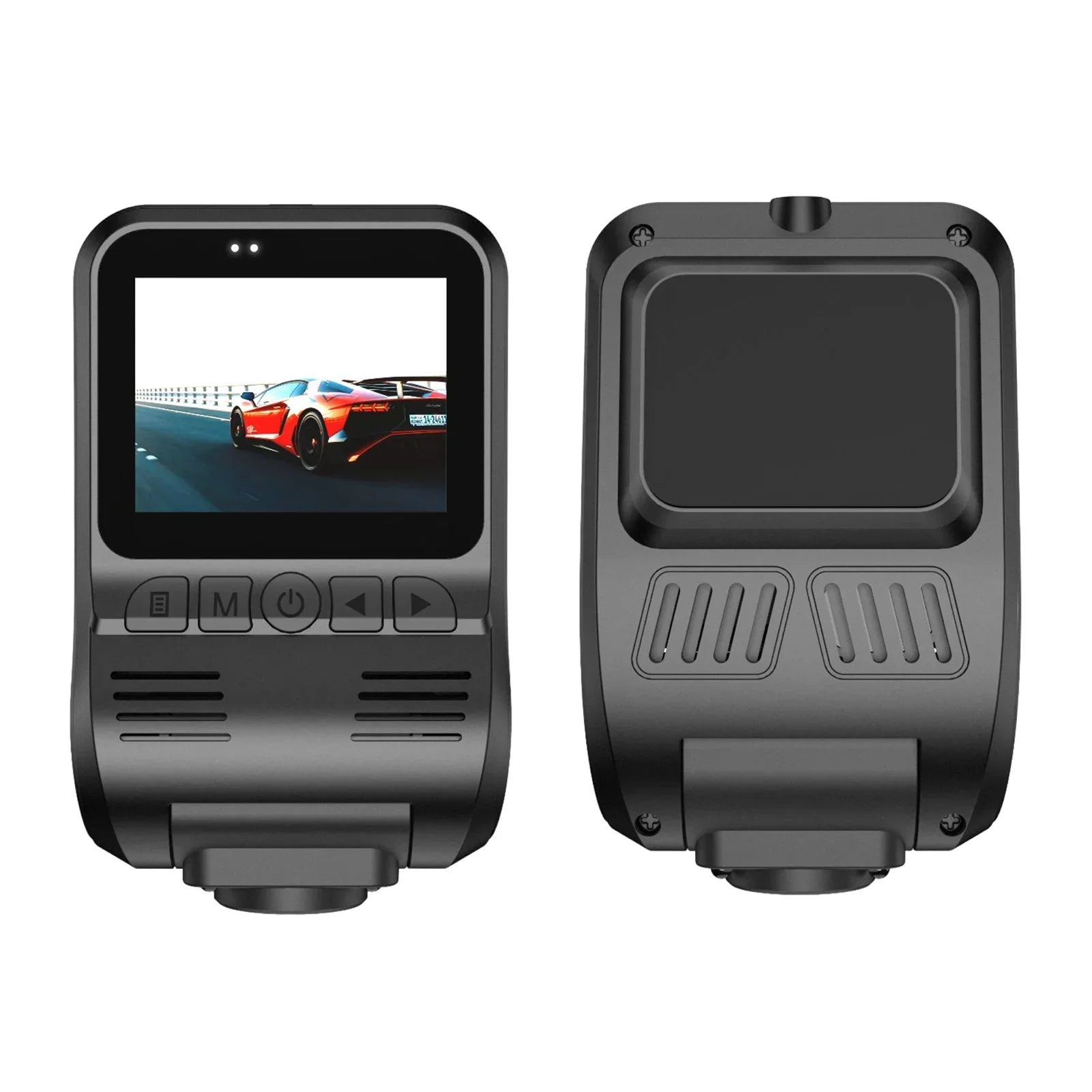 ammoon Dash Cam 1080P Front and 720P Rear Dual Recording DVR; Hidden Camera; Loop Recording Front Rear Dash Camera for Loop Recording