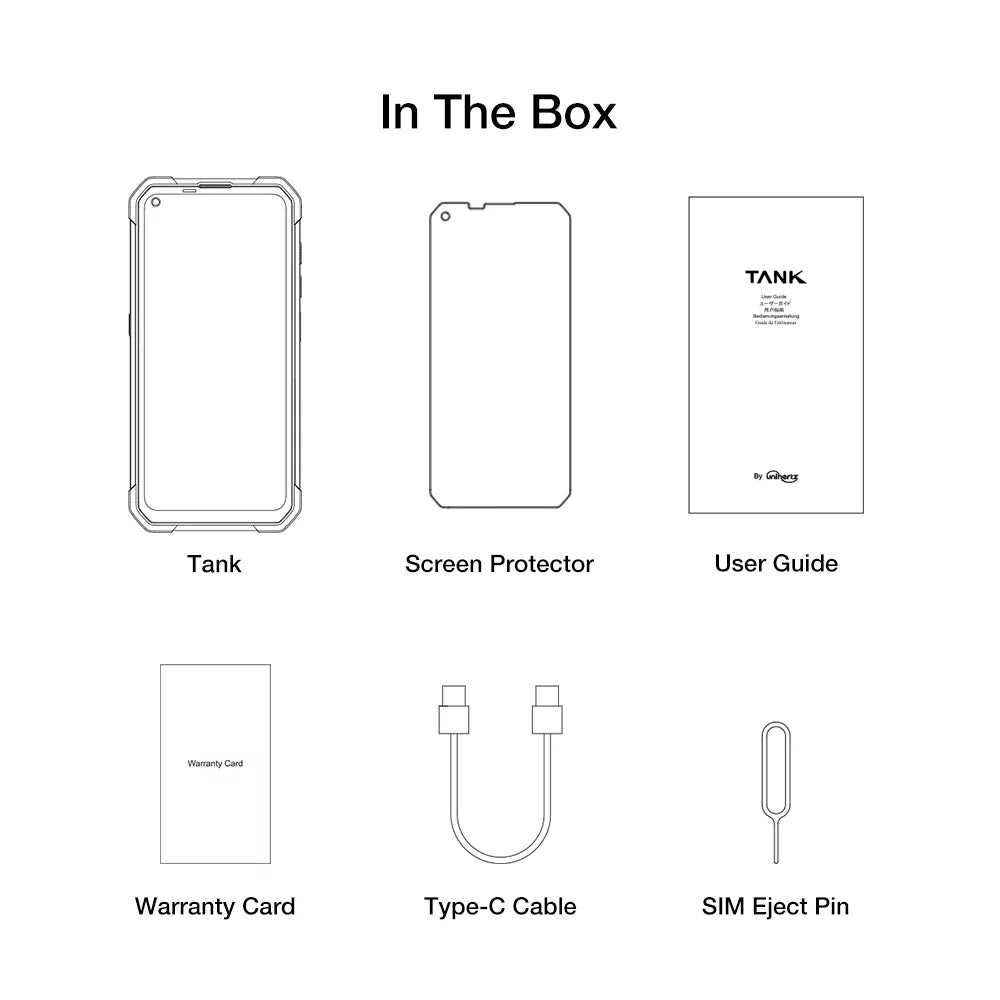 Unihertz Tank - 22 000 Battery 4G Smartphone; Android 12; Fast Charging; Rugged Phone; Resistant; 108 MP Camera; NFC; GPS