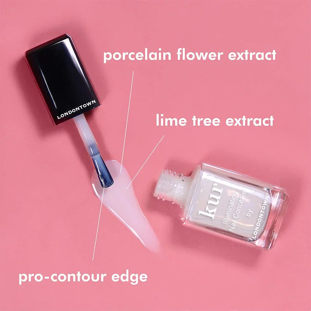 LONDONTOWN Illuminating Nail Concealer; Pink; 0.4 fl oz/12 ml