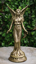 Cast Iron Rustic Enchanted Ventilatortasy Fairy Garden Pixie Faerie Standing Figurine