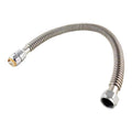 SharkBite 3/4 in. Push X 1 in. D FIP 24 in. Stainless Steel Softener Hose
