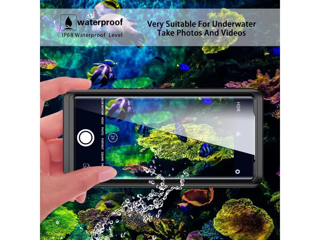 Google Pixel 6 Pro Case; Fluidproof Shockproof Clear Protective Case with Built-in Screen Protector; Full Body Case Slim Cover for Pixel 6 Pro 6.71 footes