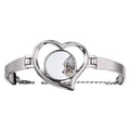 Animal Yawn Cat Simpol Shoot Bracelet Heart Jewelry Wire Bangle
