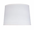 Aspen Creative 32326 Transitional Hardback Empire Shaped Spider Contruction Lamp Shade in White; 17" wide (15" x 17" x 12")