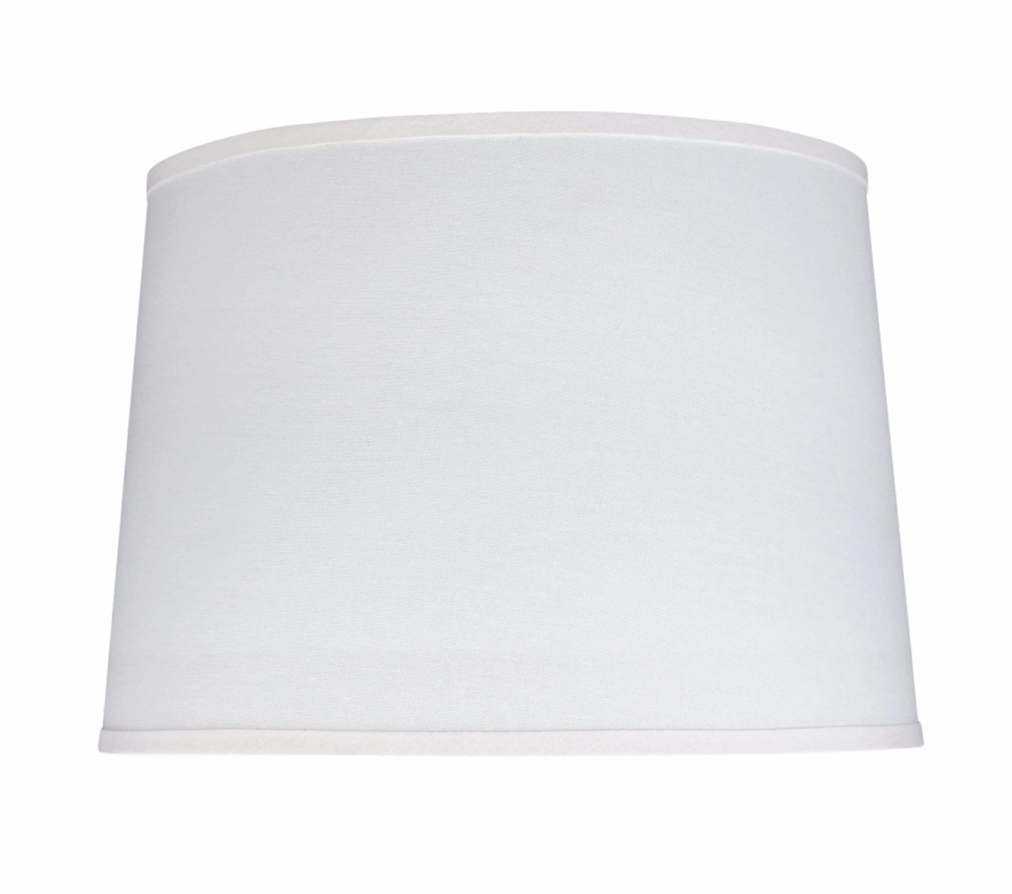 Aspen Creative 32326 Transitional Hardback Empire Shaped Spider Contruction Lamp Shade in White; 17" wide (15" x 17" x 12")
