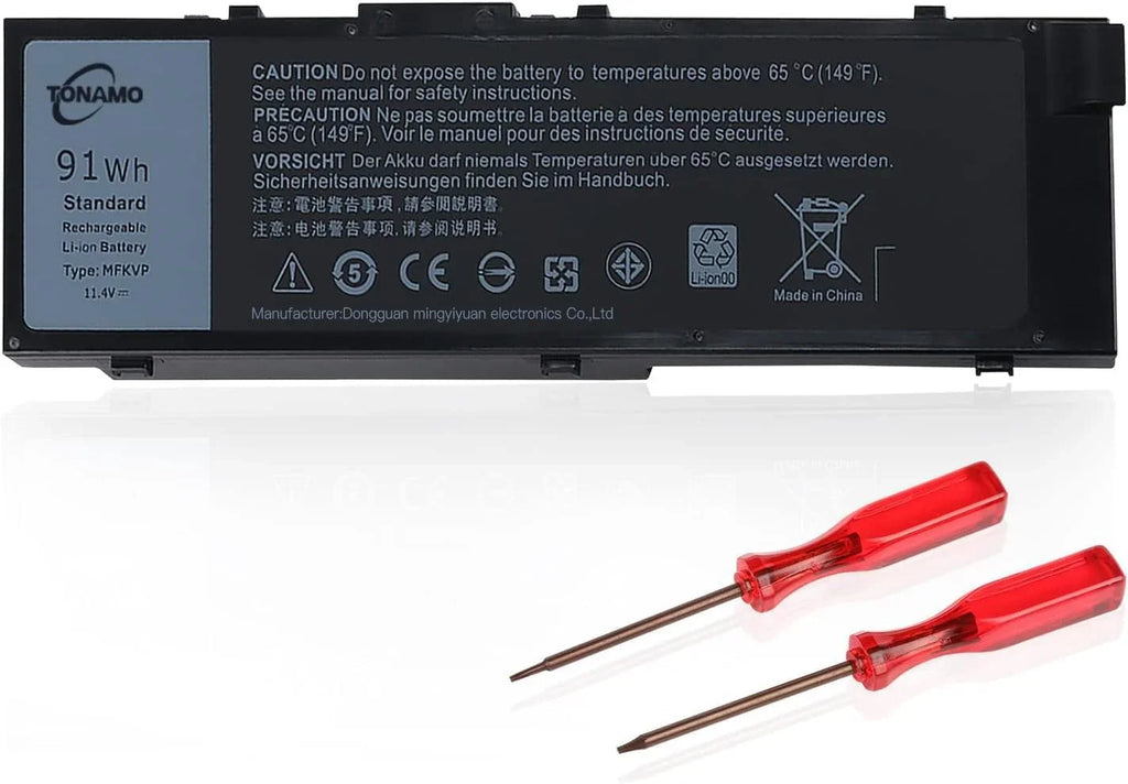 91Wh MFKVP Laptop y for Dell Precision 15 7510 7520 Precision 17 7710 7720 1G9VM 451-BBSB 451-BBSF GR5D3