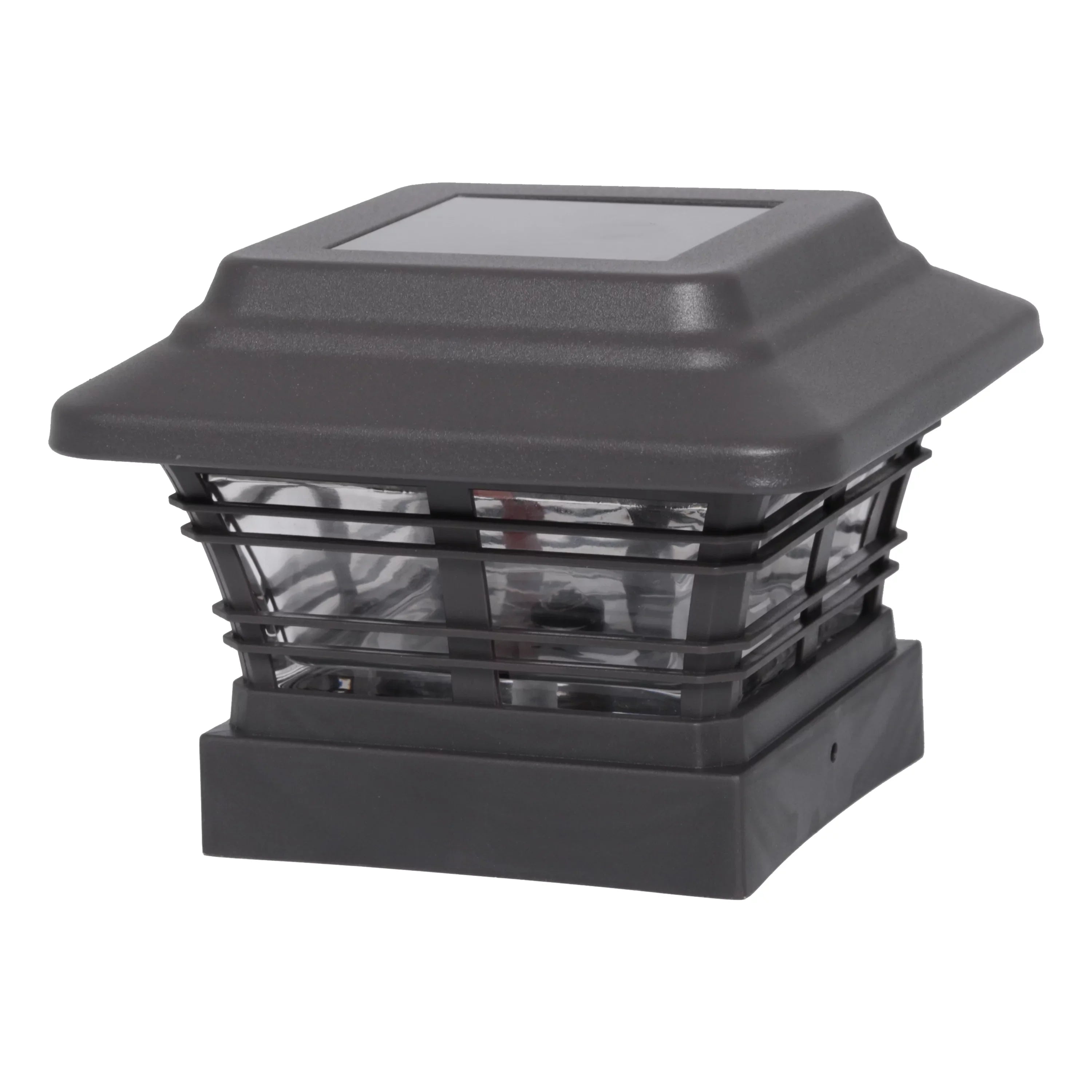 Better Homes & Gardens Solar Powered 4'' x 4'' Post Light; LED Light (4-Pack)