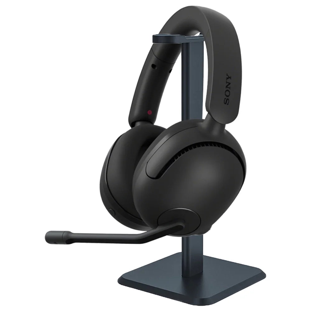 Sony WHG500/B INZONE H5 Wireless Noise Cancelling Gaming Headset; Black Bundle with Deco Gear Pro Audio Headphone Stand; 6 Foot USB-A to USB-C Cable & 2 YR CPS Enhanced Protection Pack