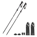 TOMSHOO Lightweight Collapsible Trekking Pole Set for Hiking Camping Backpacking Sturdy and Portable