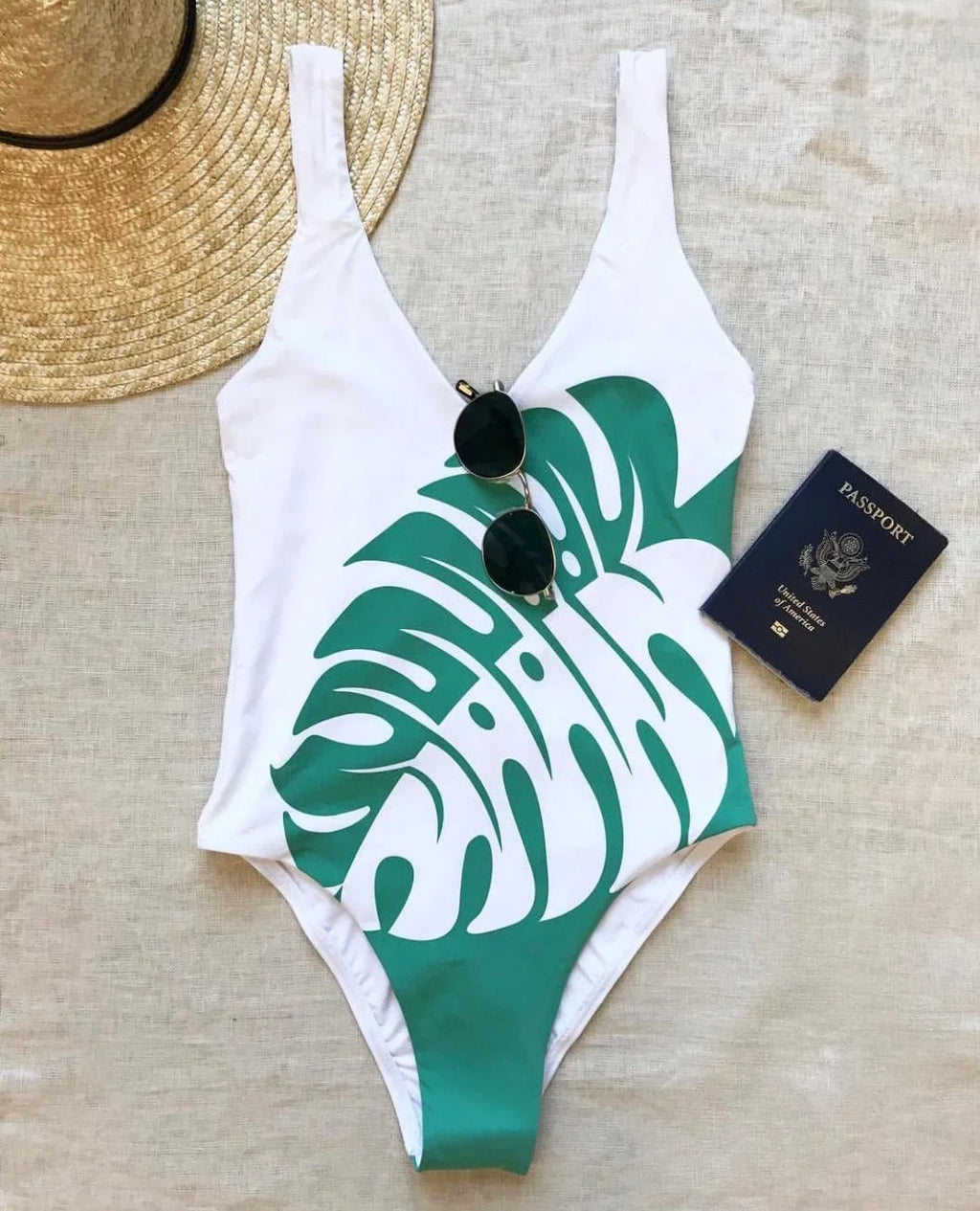 L*Space SPEARMINT The Blonde Abroad Arizona One Piece Swimsuit; US 12