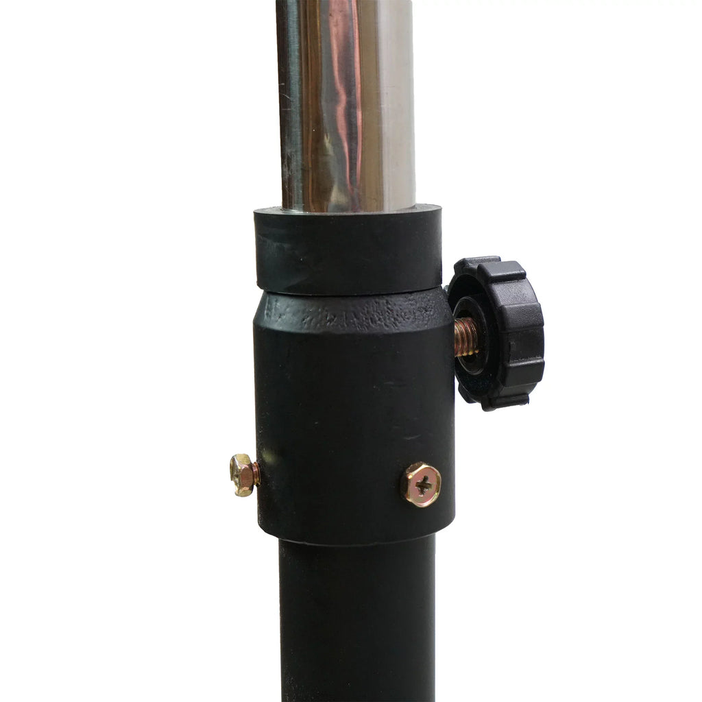 Northlight 30" Adjustable 3-Speed Oscillating Industrial Pedestal Ventilator - Black