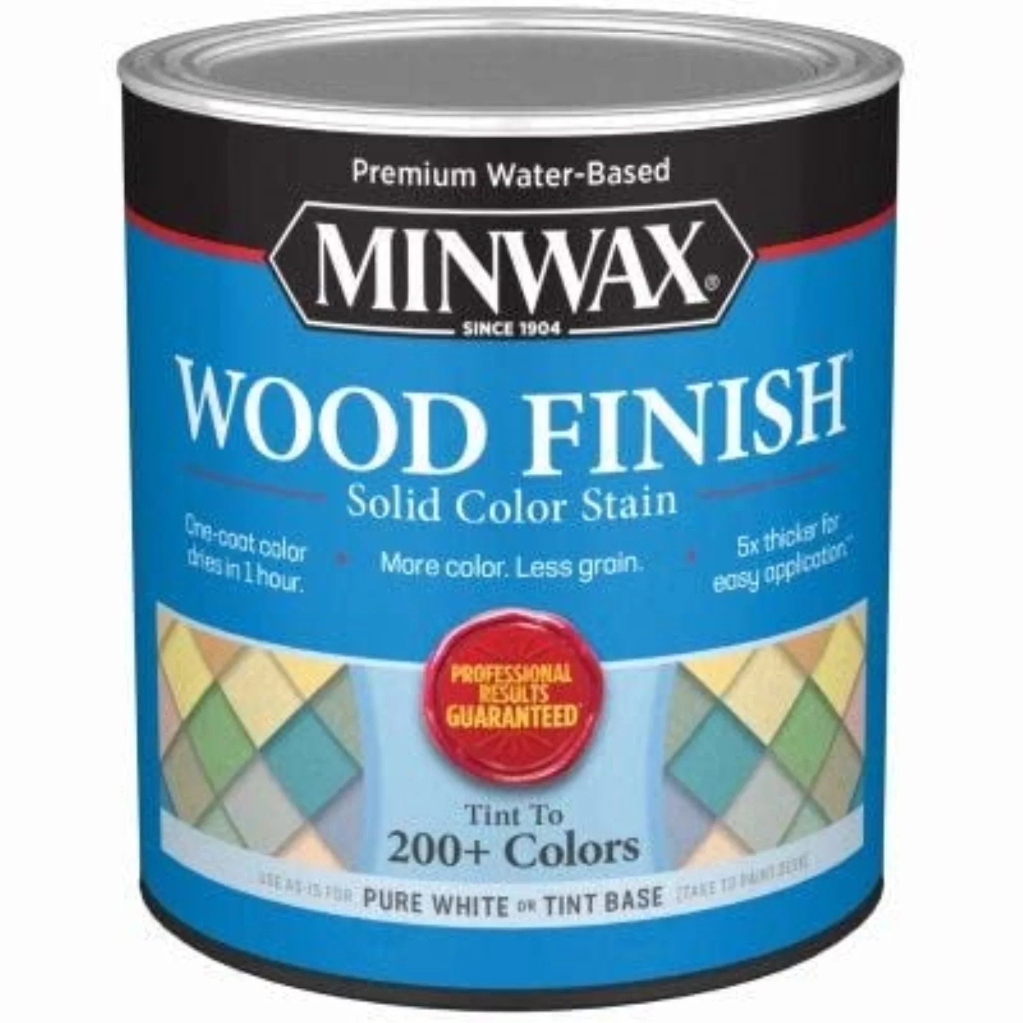 Minwax 108110000 Wood Finish Stain; -Based; Solid Color; White; 1-Qt. - Quantity 1