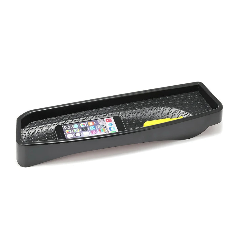 NS for Jeep Wrangler JK 11-17 Front Dashboard Storage Box Tray Trim Accessories