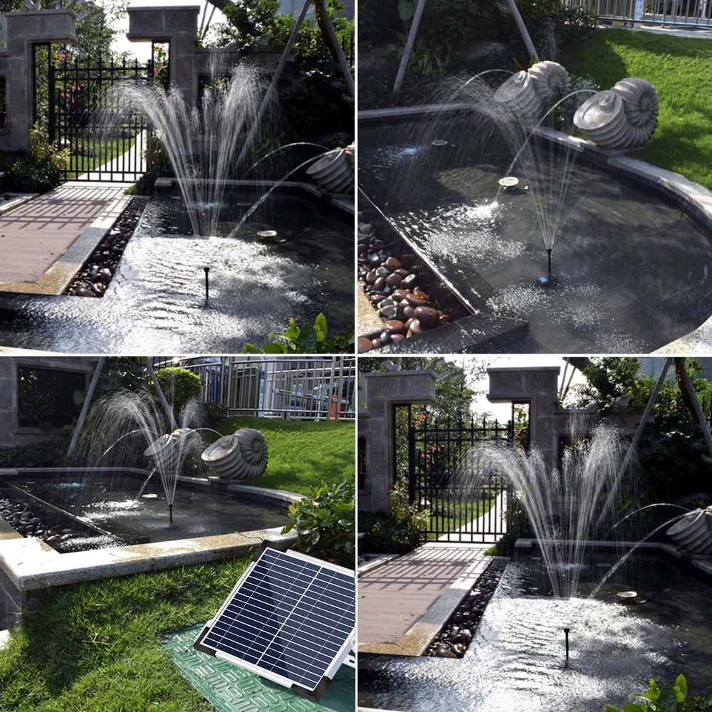 High Solar Pump Garden Fountain; Eco friendly and Efficient Decor
