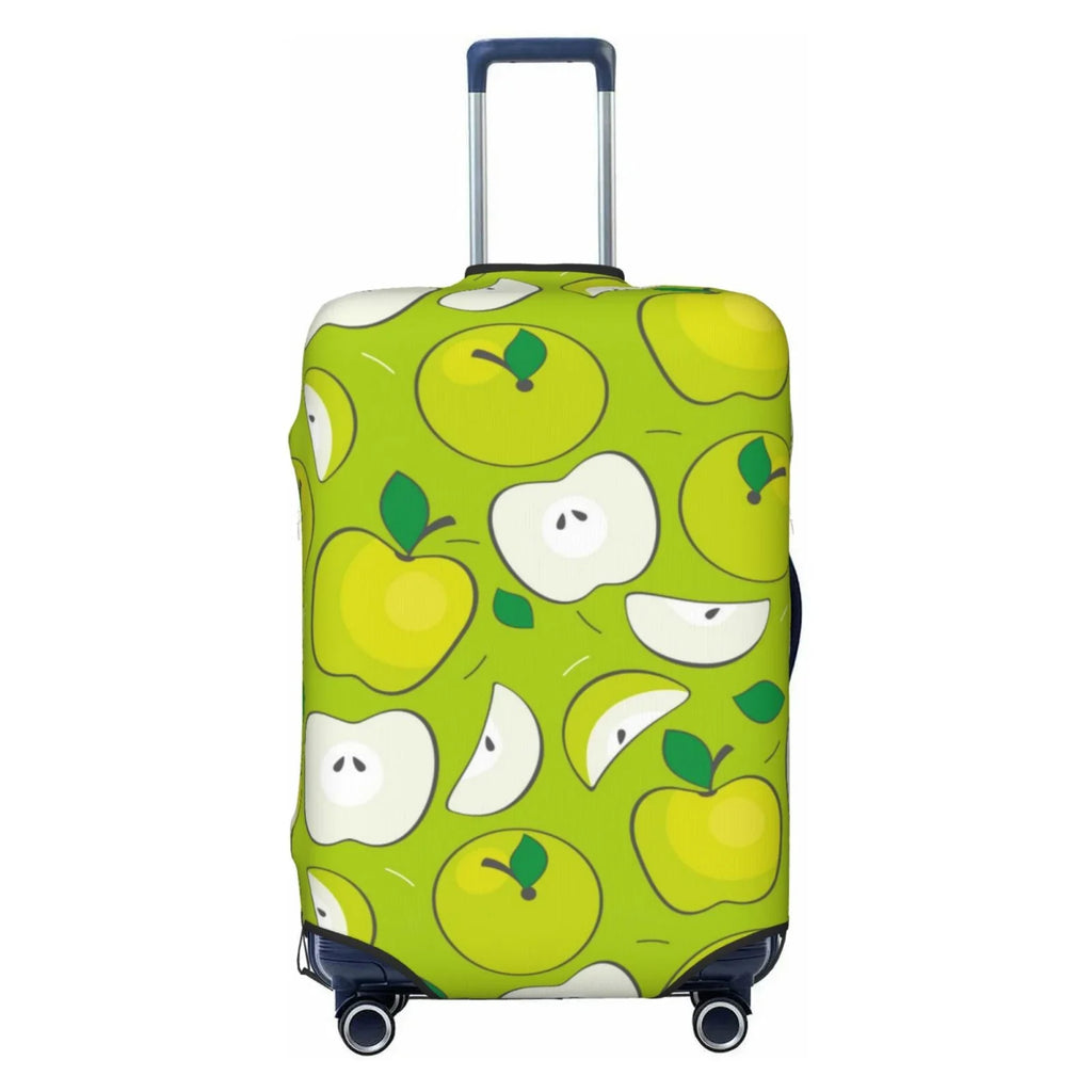 Junzan Green Apple Print Washable Luggage Cover - Fashion Suitcase Protector Fits 18-32 cm Luggage