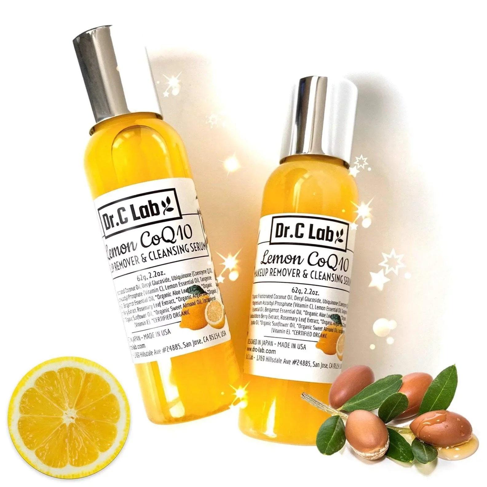 DR.HC Vitamin C CoQ10 Makeup Removing & Cleansing Serum (70ml; 2.4 fl.oz.) (Firming; Skin toning; Anti-aging; Anti-inflammatory...) SHIP FROM: USA