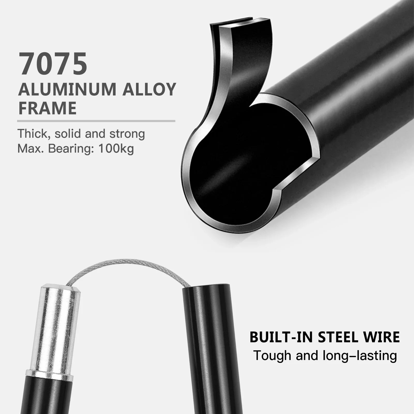 TOMSHOO Lightweight Collapsible Trekking Pole Set for Hiking Camping Backpacking Sturdy and Portable