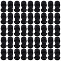 Toptie 45 Pack Black Balaclava Ourdoor UV Sun Protection Hood Mesh Cooling Adjustable Balaclava for Men Women-45 Pcs Black