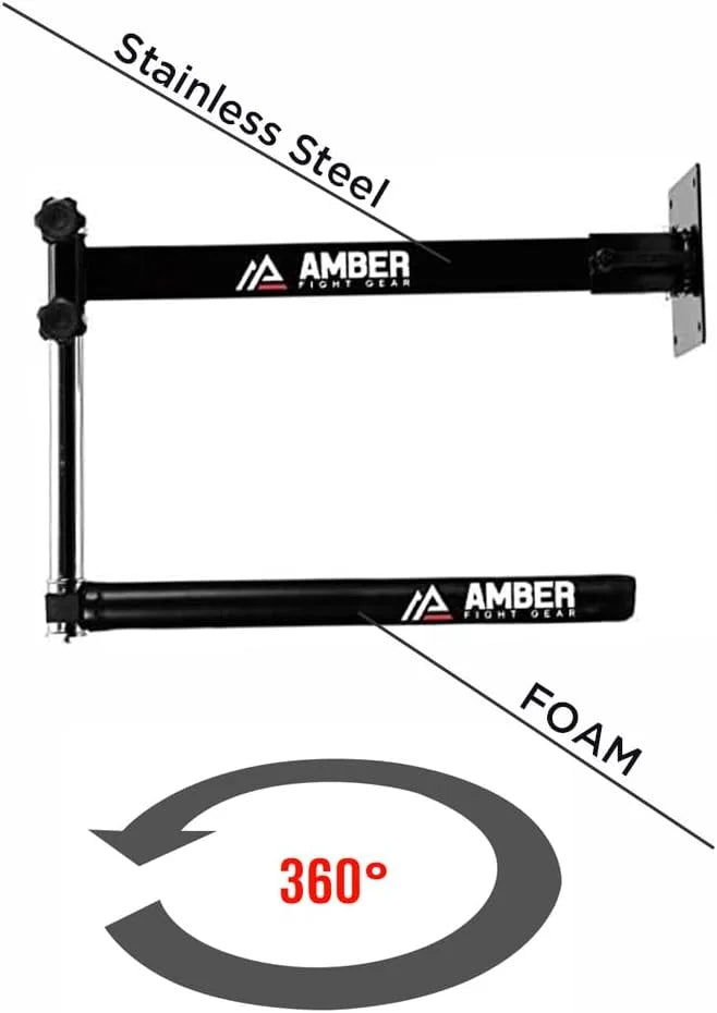 Boxing Rapid-Reflex Trainer for Speed and Precision - Heavy Duty Steel Construction with 16 Adjustable Settings - Perfect for Home Gym or Commercial Use