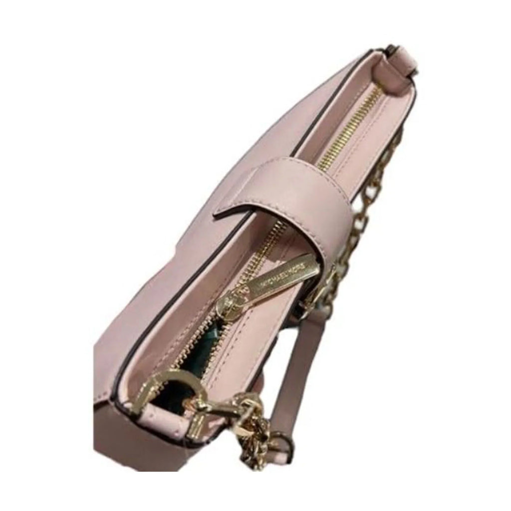 Michael Kors Womens Carmen XS Leather Pouchette Shoulder Bag (Powder Blush) 35F2GNMC0L-424