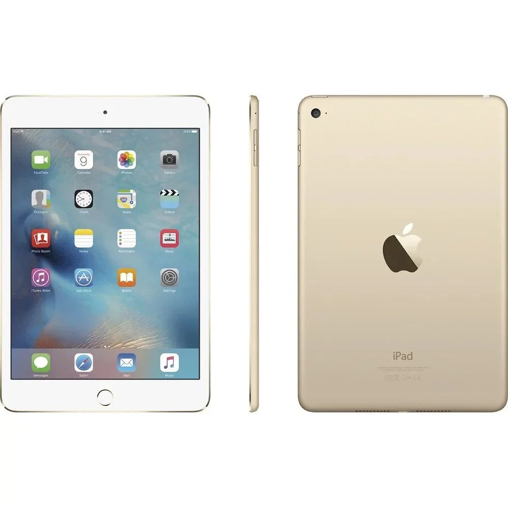 Restored Apple Ipad Mini 4th - 7.9" Apple A8 Dual-Core 2GB RAM 128GB Storage - Wifi+Cellular Pre-Owned