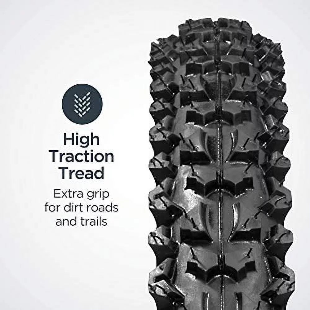 Schwinn Replacement Bike Tire; Mountain Bike; 24 x 1.95-foot ; Black with Steel Bead