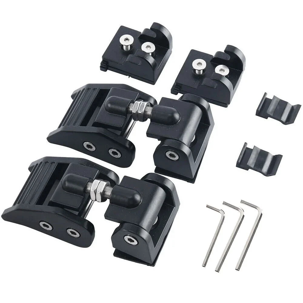 JLLOM Sturdy Black Hood Latch Lock Catch for Jeep Wrangler JK 07-18 - Defend Your Jeep in Style