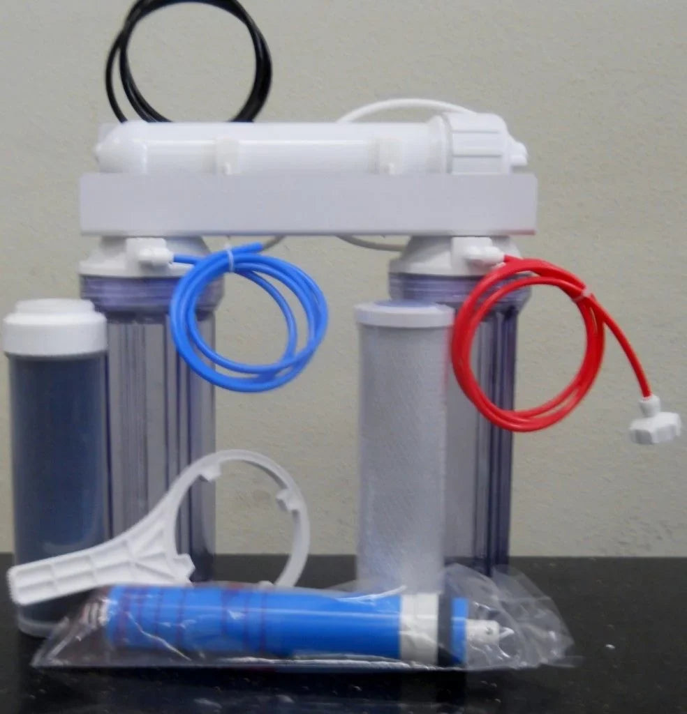Aquarium Reef Pure RO/DI Reverse Osmosis Filtration System 75 GPD 0 PPM