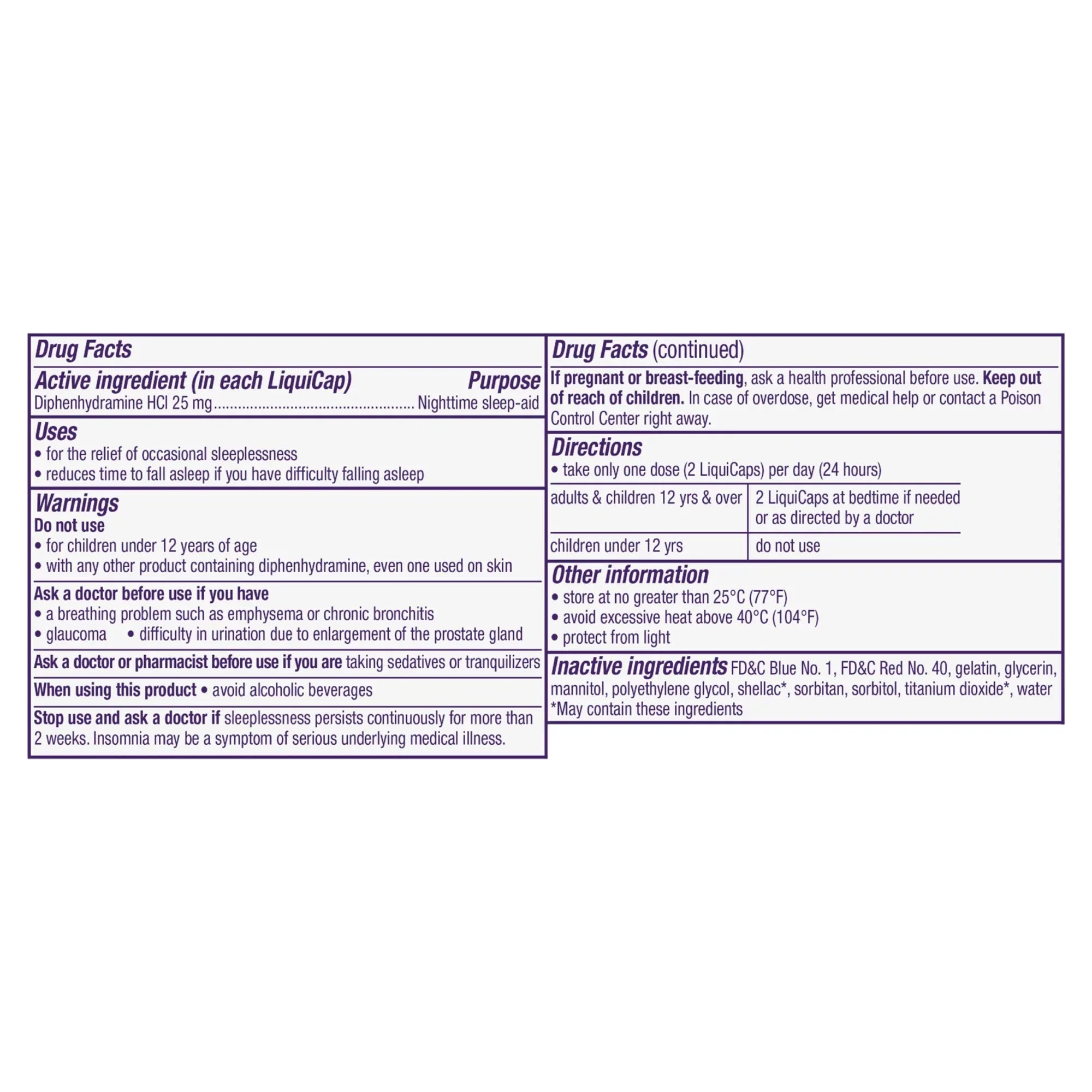 ZzzQuil Nighttime Sleep-Aid; LiquiCaps 24 ea (Pack of 4)