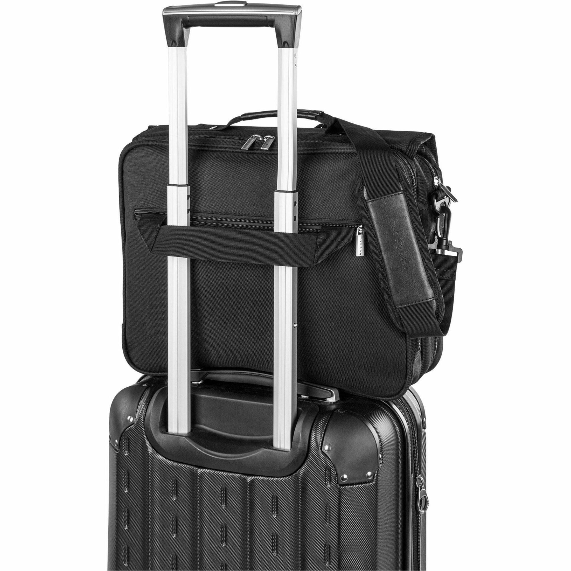bugatti THE ASSOCIATE Carrying Case (Briefcase) for 15.6" Notebook; Black