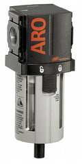 Aro Filter;1/4" NPT;49 cfm;0.3 micron F35121-300