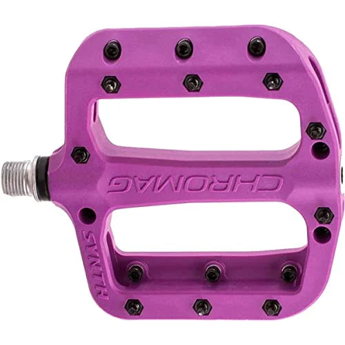 CHROMAG Synth Unisex Adult Mountain Bike/MTB/Cycle/VAE/E-Bike Pedals; Purple; 110 x 107 mm
