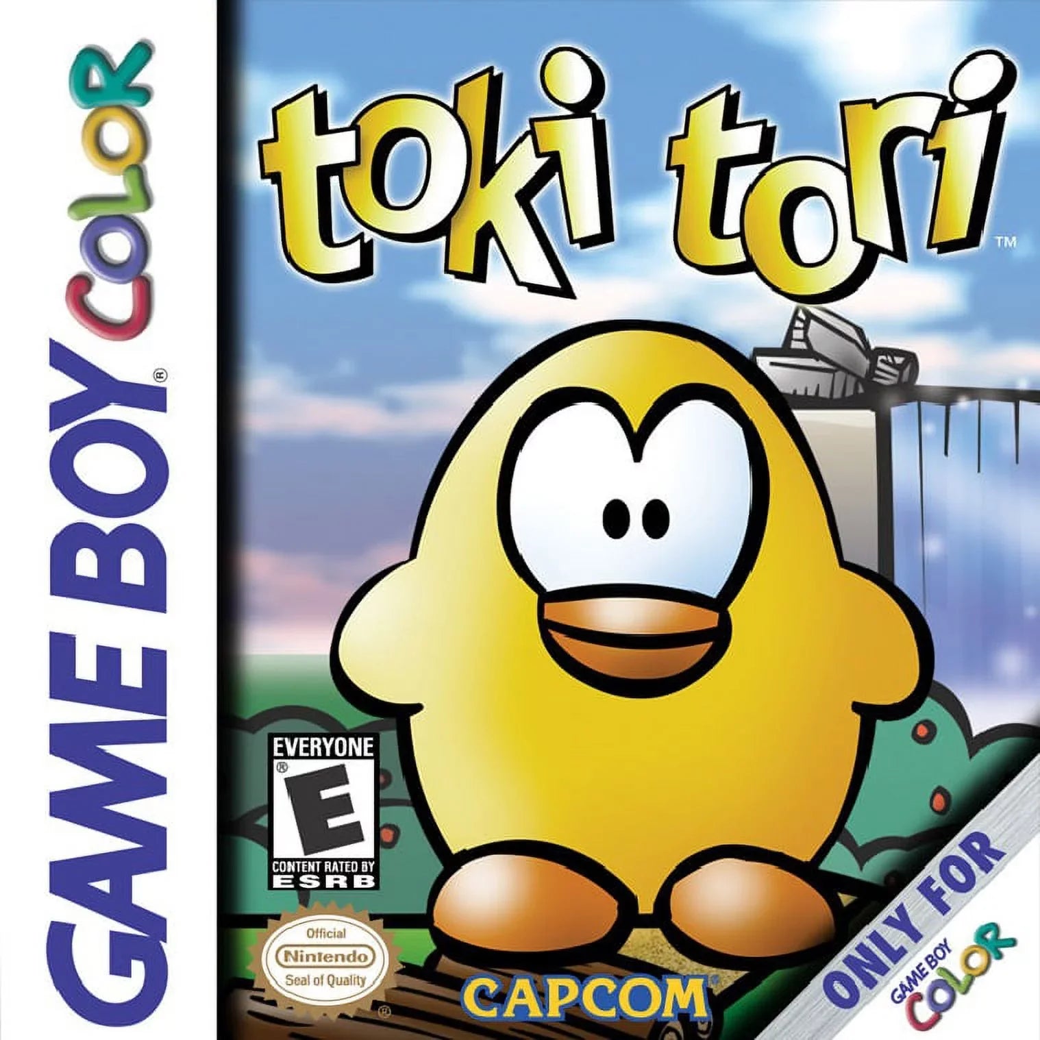 Restored Toki Tori (Nintendo Gameboy Color; 2001) Puzzle Game (Refurbished)