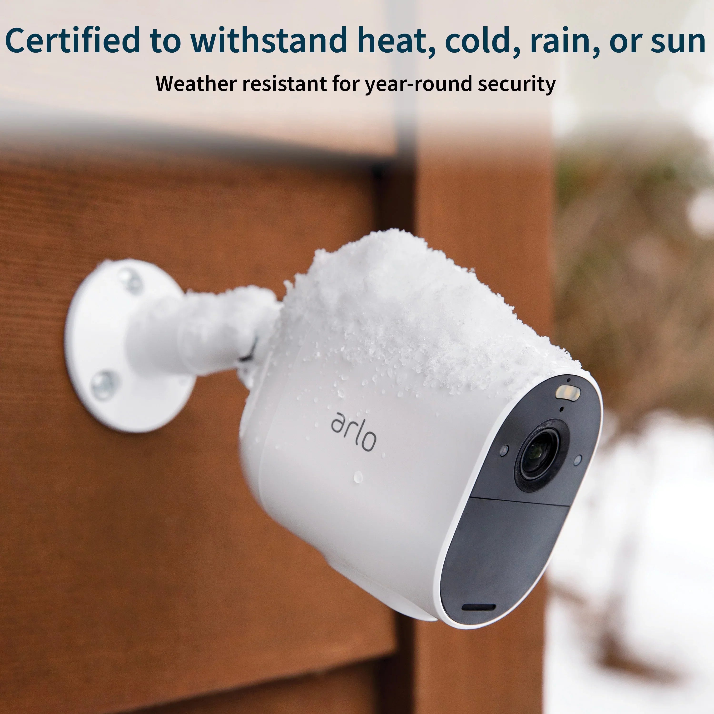 Arlo Essential Spotlight Camera - 3 Pack - Wireless Security; 1080p Video; Color Night Vision; 2 Way Audio; White - VMC2330