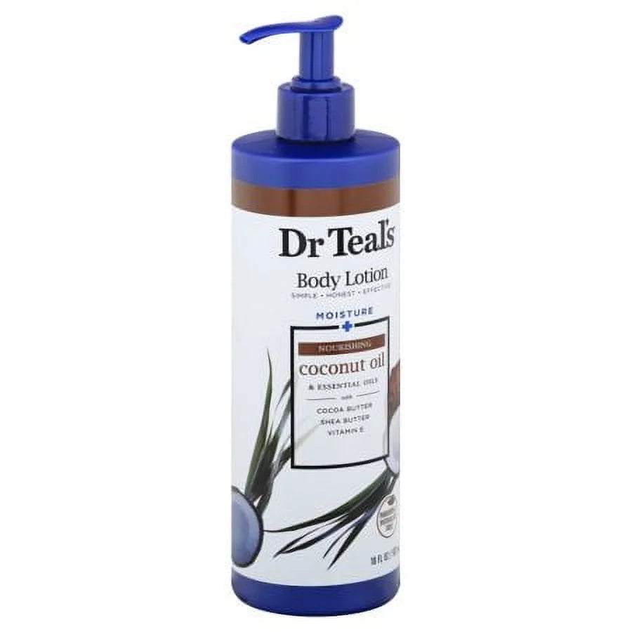 Dr Teal's Coconut Oil Body Lotion; 18 Fl. Oz. (Pack of 20)