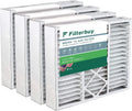 Filterbuy 16x20x5 MERV 13 Pleated HVAC AC Furnace Air Filters for Honeywell FC100A1003 (4-Pack)