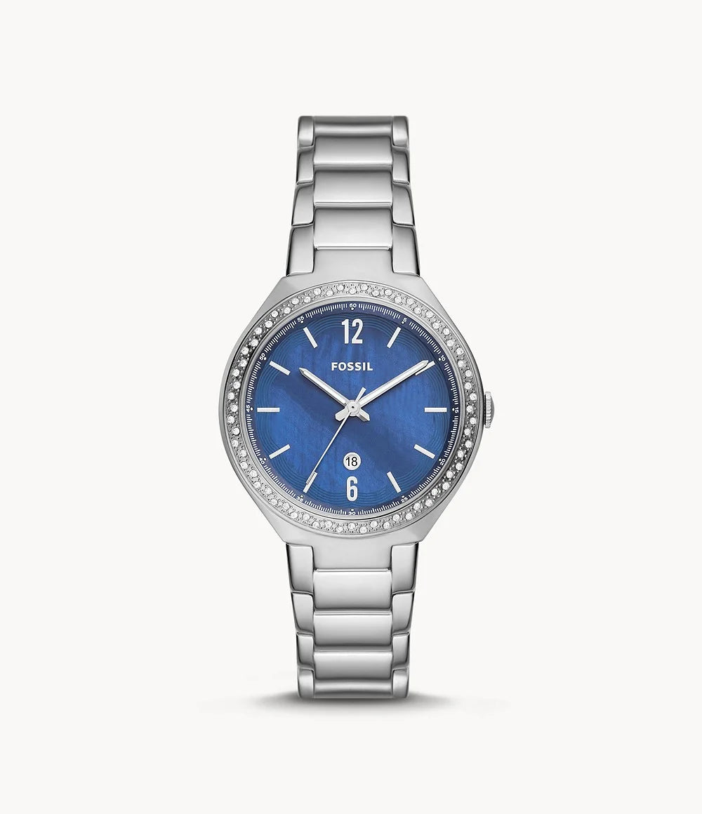 Fossil BQ3843 Ashtyn Three-Hand Date Stainless Steel Watch