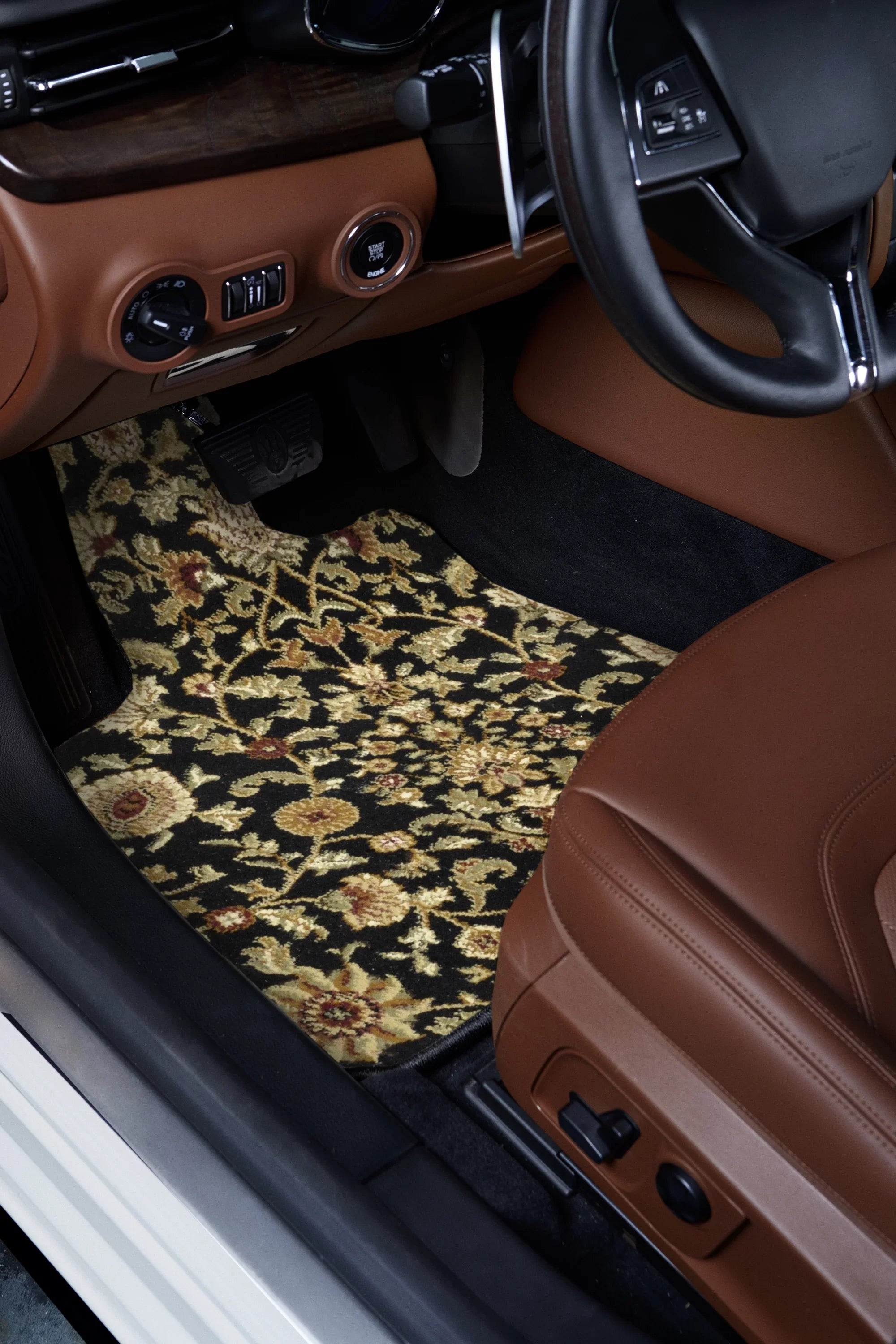 GGBAILEY Honda Accord Black Oriental Car Mats; Custom Fit for 2018 - Small Trunk / Cargo Carpet Car Mat