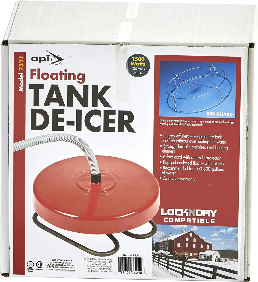 API Floating Tank Deicer Floating De-Icer; 1500 Watt