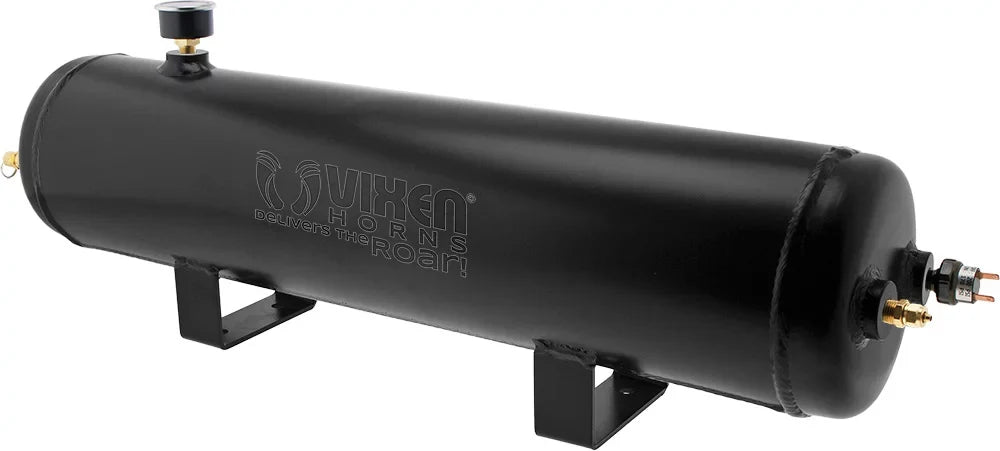 Vixen Horns OCTOPOD Train Horn Kit for Trucks/Car/Semi. Complete Onboard System- 200psi Air Compressor; 3 Gallon Aluminum Tank; 8 Trumpets.Super Loud dB.Fits Vehicles like Pickup/Jeep VXO4830AB/8124XB