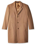 London Fog Signature Mens Wool-Blend Overcoat 38 Short Camel Coat - NWT $350